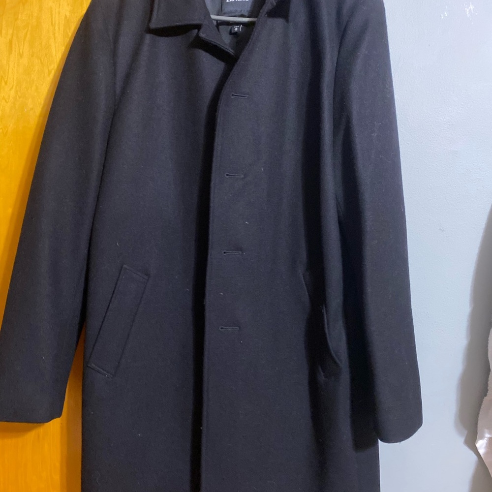Men's Black Overcoat